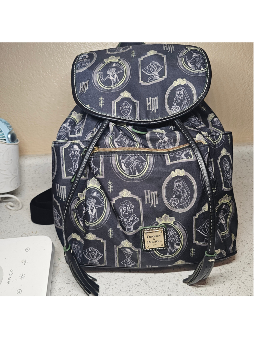 Dooney & Bourke Disney Parks Haunted Mansion Portrait Backpack